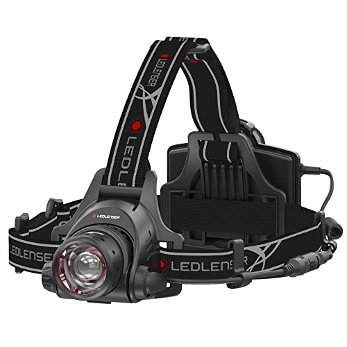Ledlenser, H14R.2 Rechargeable Headlamp, High Power LED, 1000 Lumens, Hands-Free Light for Everyday and Outdoor Use, Hunting, Fishing, Hiking, Tactical, Black - Image 1