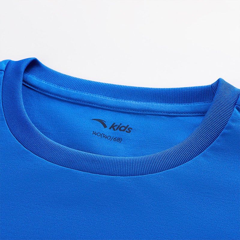 ANTA Kids Micro-Texture Running Tee – Quick-Dry Lightweight Sports T-Shirt - Image 3