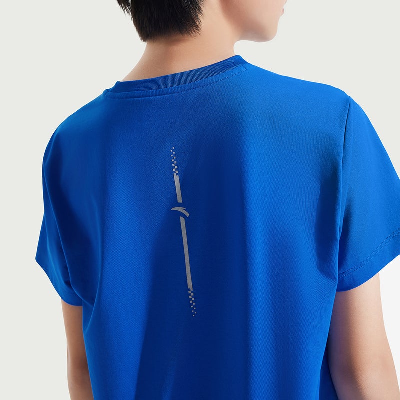 ANTA Kids Micro-Texture Running Tee – Quick-Dry Lightweight Sports T-Shirt - Image 2