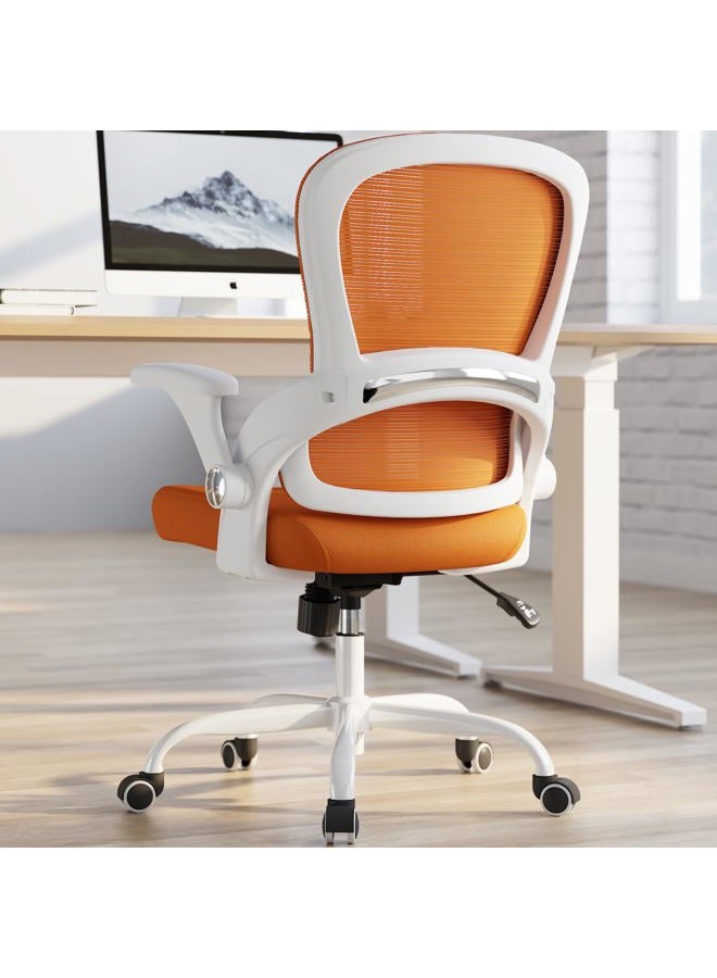 TRALT Office Chair - Ergonomic Office Chair with Back Support, Computer Chair - Home Office Desk Chairs, 330lbs Wide Seat Big and Tall Office Chairs with Headrest, Comfy Desk Chairs (Orange) - Image 1