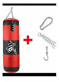 Generic Professional Boxing Bag Large, 100 CM, Red/Black  - Image 1