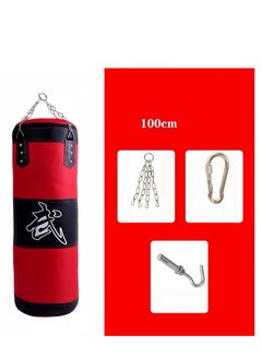 Generic Professional Boxing Bag Large, 100 CM, Red/Black  - Image 2