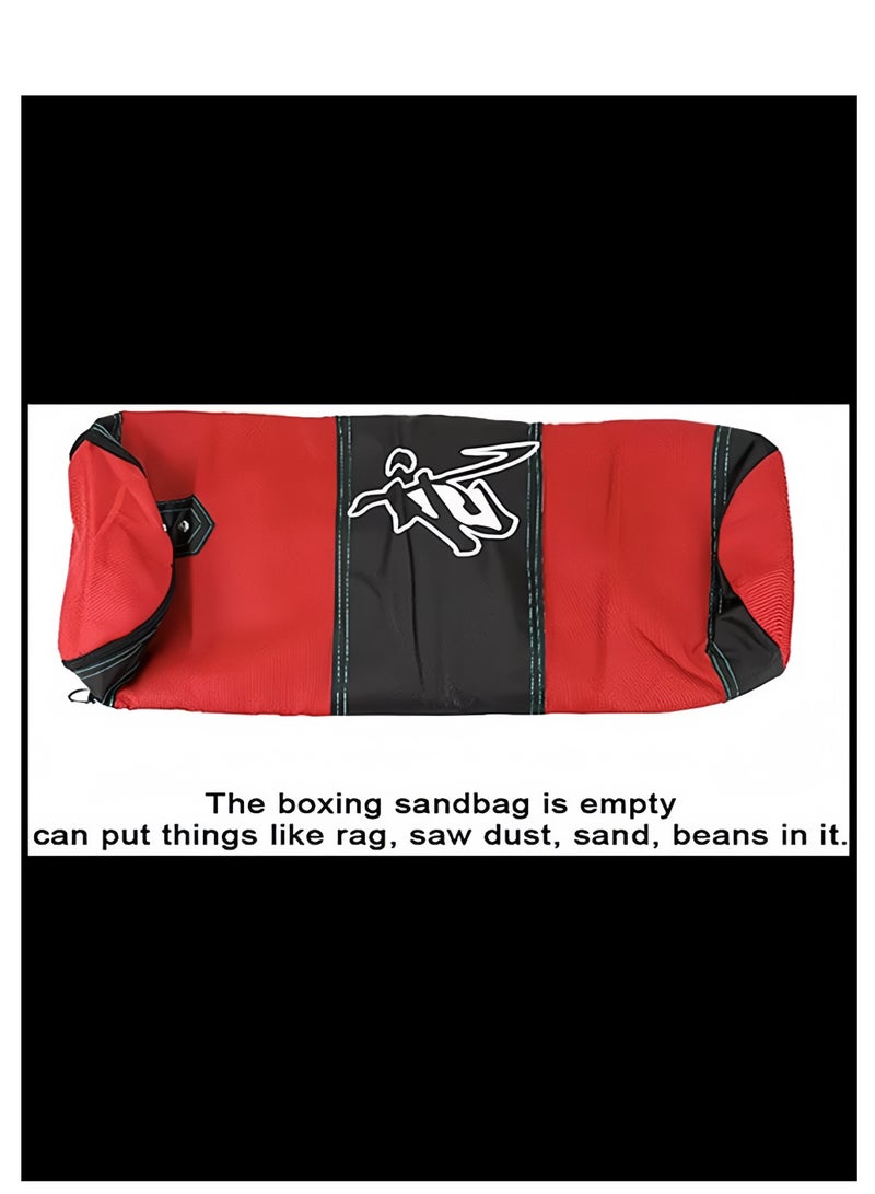 Generic Professional Boxing Bag Large, 100 CM, Red/Black - Image 4