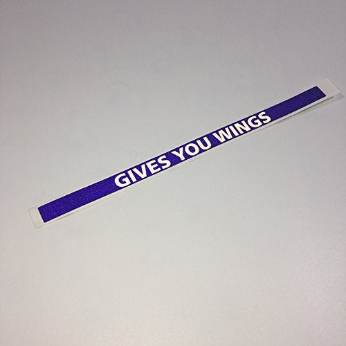 DXYMOO Pack of 2PCS Car Styling Motorcycle Motorbike Helmet Visor Sticker Decals Give You Wings 150x8mm - Image 3