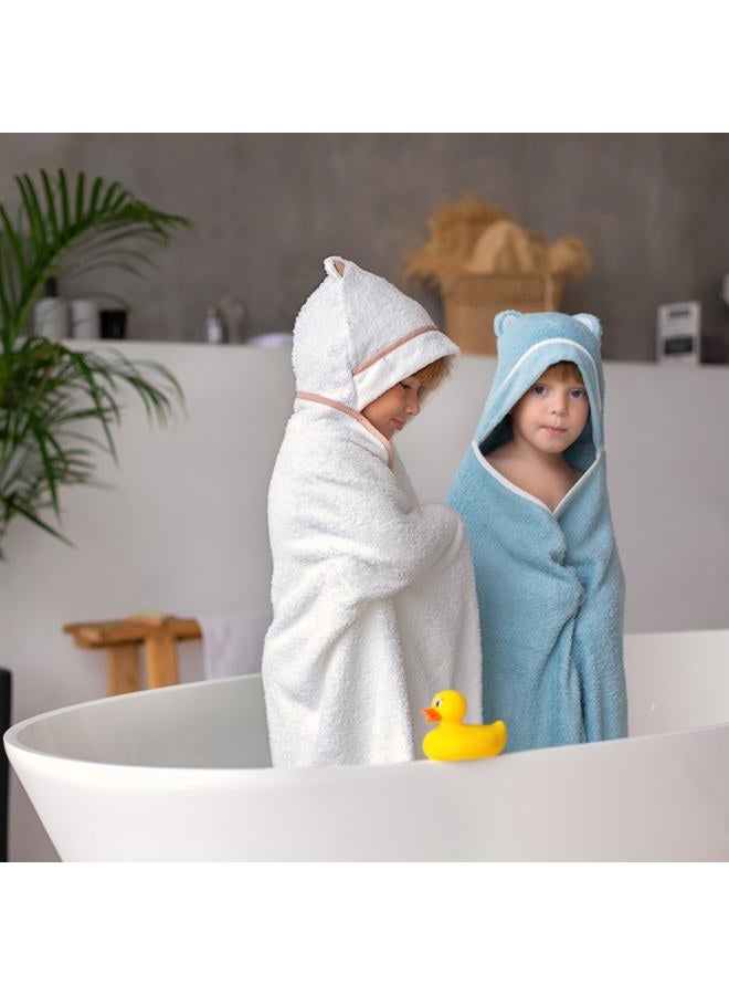Warm Cuddles Premium Toddler Towel with Hood | Organic Bamboo Toddler Hooded Bath Towel | Large Hooded Towel for Toddler Newborn Infant Boy Girl | Newborn Towel - Image 4