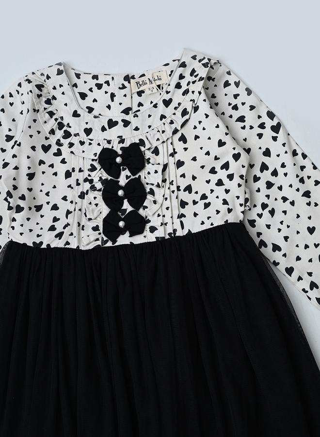 بيلا مودا فستان بطبعة قلب - Image 3