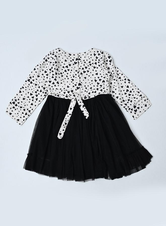 بيلا مودا فستان بطبعة قلب - Image 2