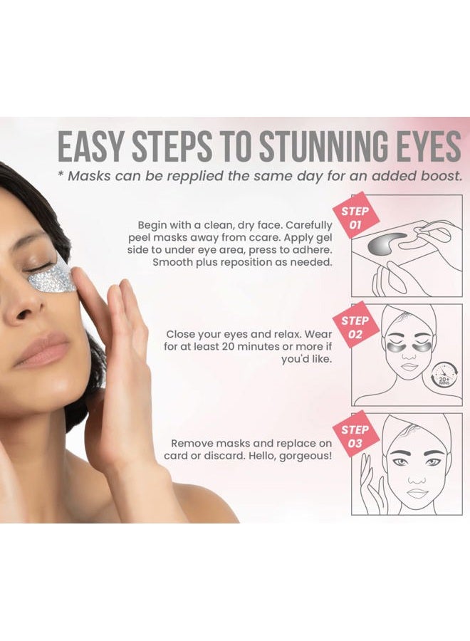 Miss Spa No-Slip Eyes On The Prize Revitalizing Eye Masks 4 Pack - Image 5