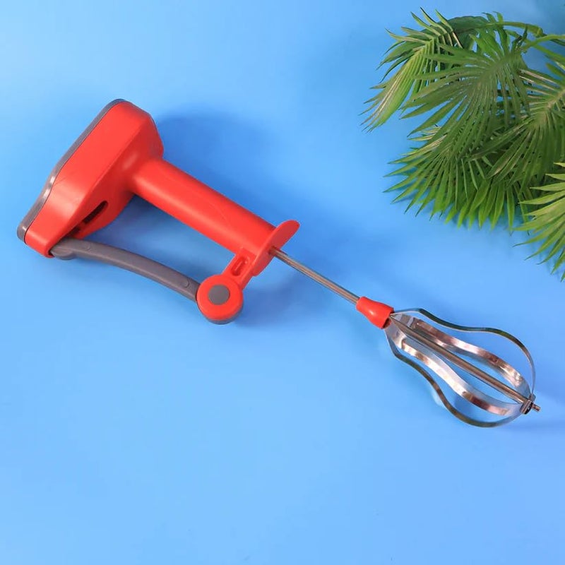 SUPERMOM Hand Blender 1 Pc – Manual Multipurpose Handheld Blender with Stainless Steel Whisk for Coffee, Egg Beating, Churning, Cream and Milkshake, Compact and Easy to Clean Mixer for Kitchen Use - Image 3