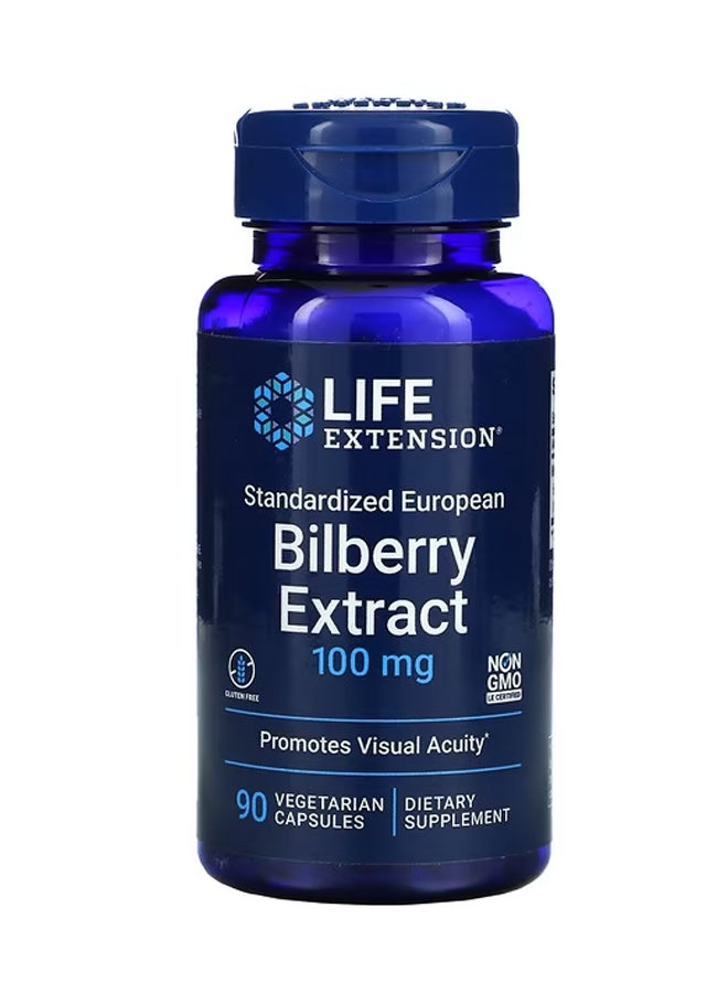 لايف إكستنشن مستخلص عنب الاحراج الأوروبي الموحد 100 مع 90 كبسولة نباتية