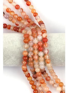 Güneş Avm Gunes Avm Orange Agate Natural Stone Series 8 mm Sphere Cut 