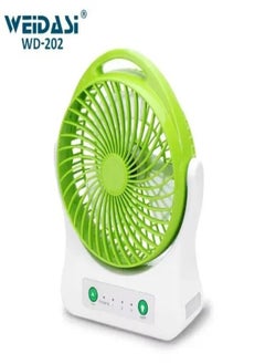 WEIDASI WD-202 Rechargeable Emergency Fan with LED Light  - Image 1