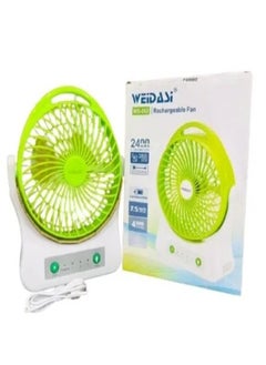 WEIDASI WD-202 Rechargeable Emergency Fan with LED Light  - Image 2