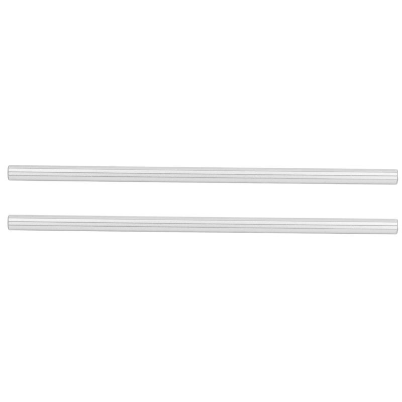 8mm Linear Shaft 2PCS 200mm Steel Chrome Plated High Strength - Wear Resistant Linear Motion Rod for 3D Printer Parts - Image 1