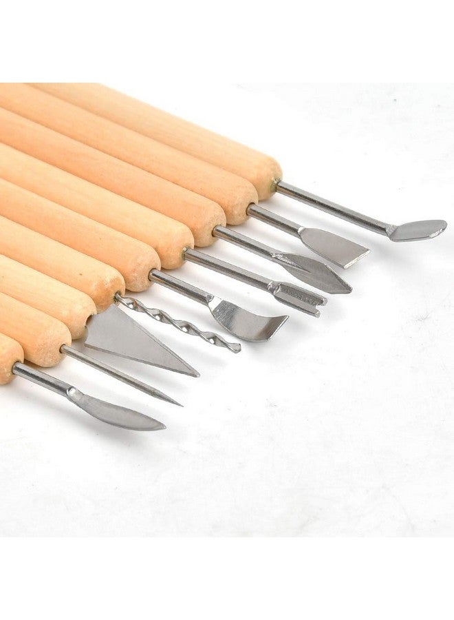 ATPWONZ 19 Pcs Pottery Tools Clay Sculpting Tool Set, Ceramic Clay Carving Tools Set for Beginners Expert Art Crafts Kid's After School Pottery Classes Club Children Students - Image 3