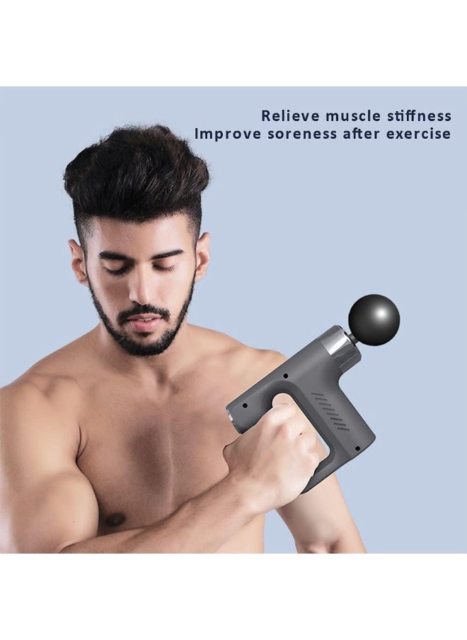 SUKILO Massage Gun Fascial Gun Muscle Massager Deep Tissue Percussion Massager Body Relax Pain Relief Electric Therapy Gun for Fitness Relaxer  - Image 4