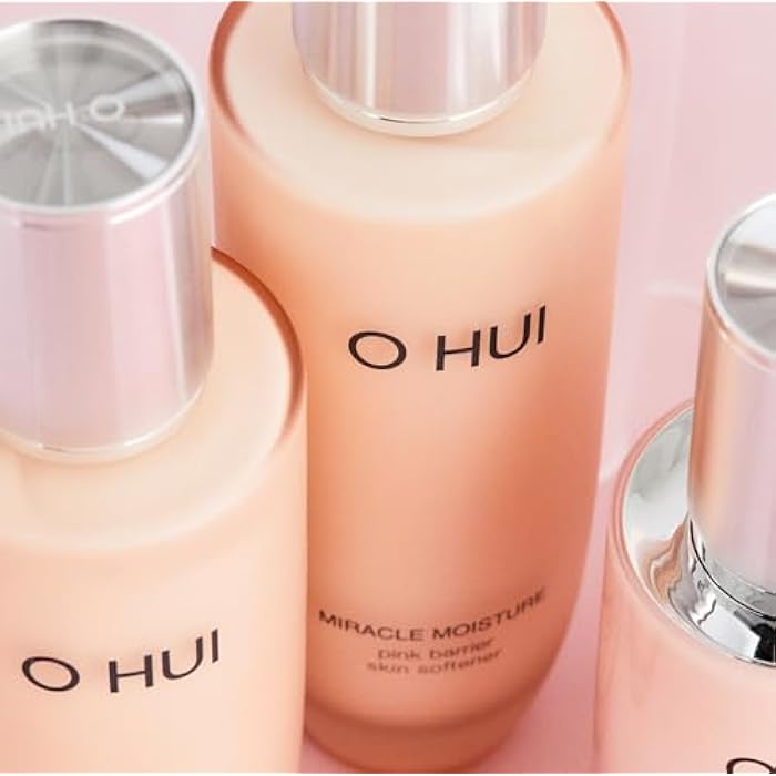 O HUI Miracle Moisture Set | Korean Skin Care Set, 2 Full Size + 4 Travel Essentials | Helps Strengthen Skin Barrier, Glowing Skin, Glass Skin | Softener Lotion, Face Wash, Emulsion | Ceramide, Peptide - Image 4