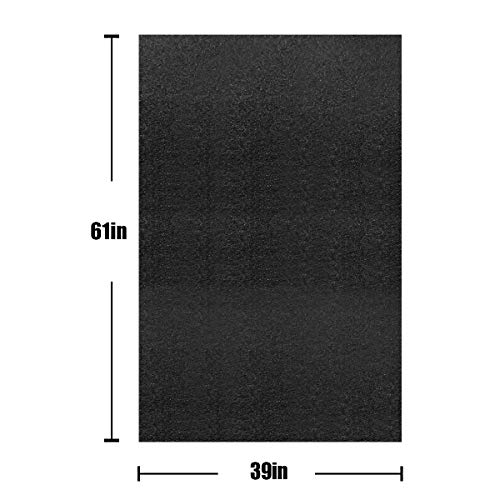 LINLA 61 x 39 in-Absorbent Oil Mat Contains Liquid Garage Floor Mat, Motorcycle Mat for Garage，Reusable, Washable, Protects Garage Floor or Driveway Surface, Shop,Parking, - Image 2