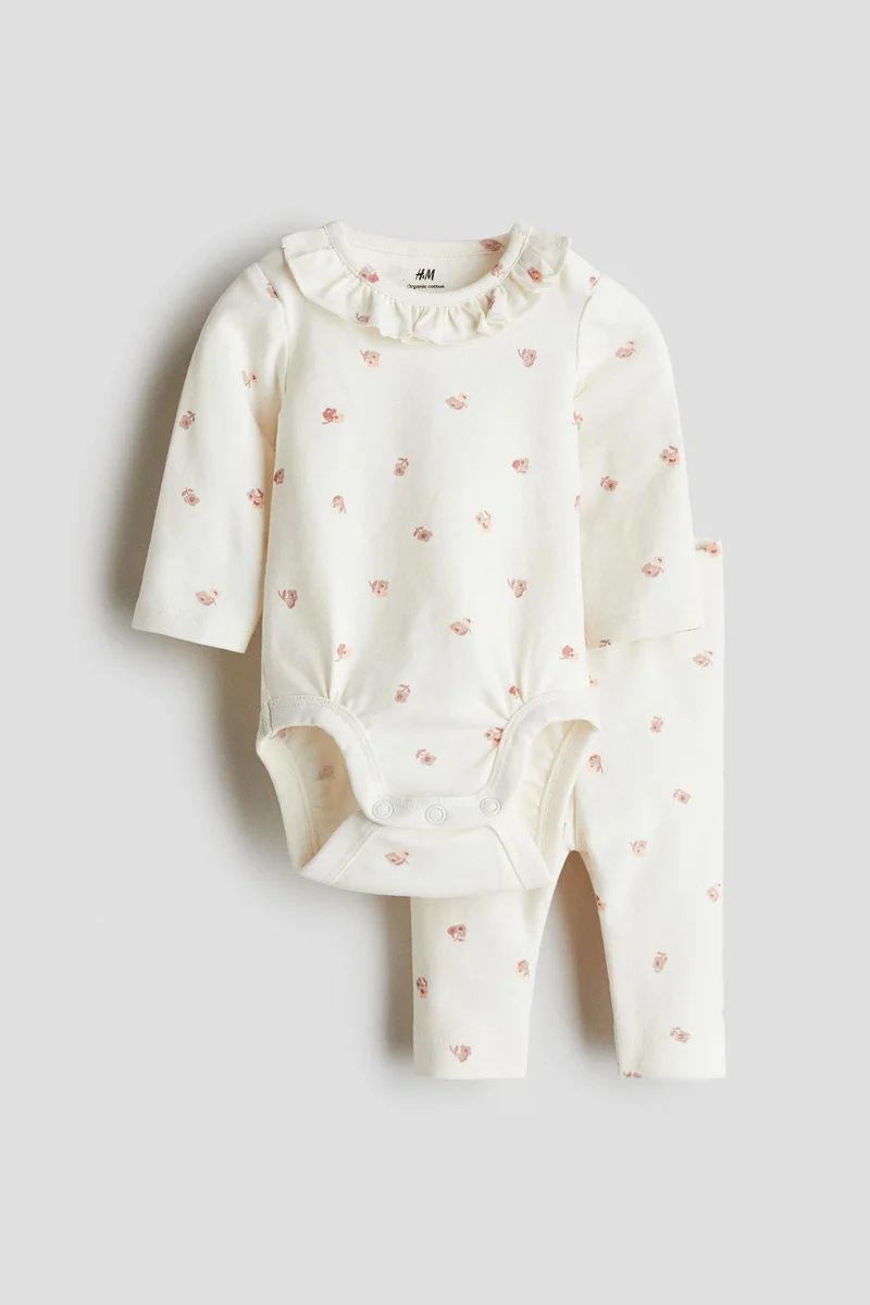 H&M 2-piece cotton jersey set