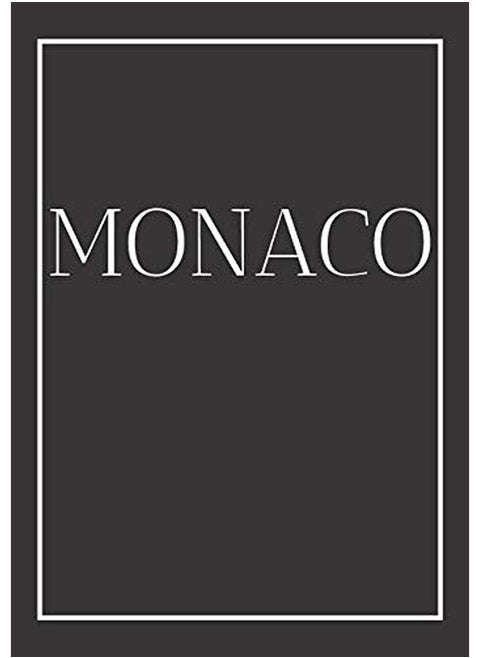 Monaco: A decorative book for coffee tables, end tables, bookshelves and interior design styling - S