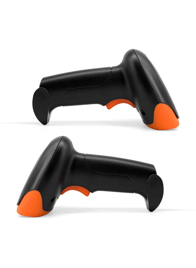 Handheld 1D/2D/QR Barcode Scanner BT+2.4G Wireless USB Wired Bar Code Reader Manual / Continuous Scanning CMOS Image Sensor Support Paper Code/Screen Code PDF417