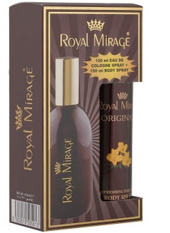 رويال ميرج عطر رويال ميراج 120 مل بلس  بخاخ الجسم الأصلي 200 مل (عبوة كومبو)  - Image 1