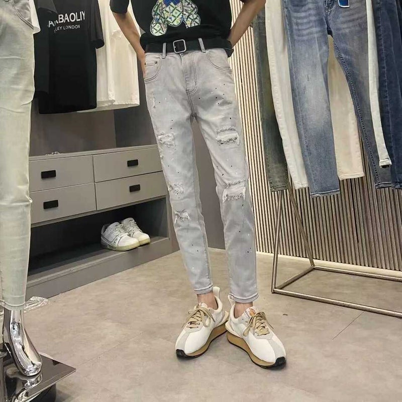 Unisex Casual Daily Denim Jeans - Image 3