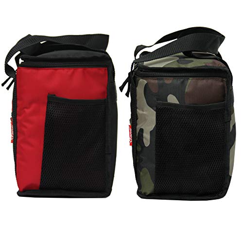 Sfane Tiffin/Lunch Bag Combo (Red & Army) - Image 2