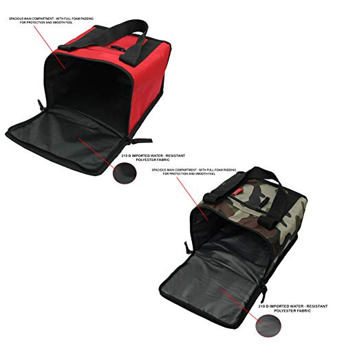 Sfane Tiffin/Lunch Bag Combo (Red & Army) - Image 5