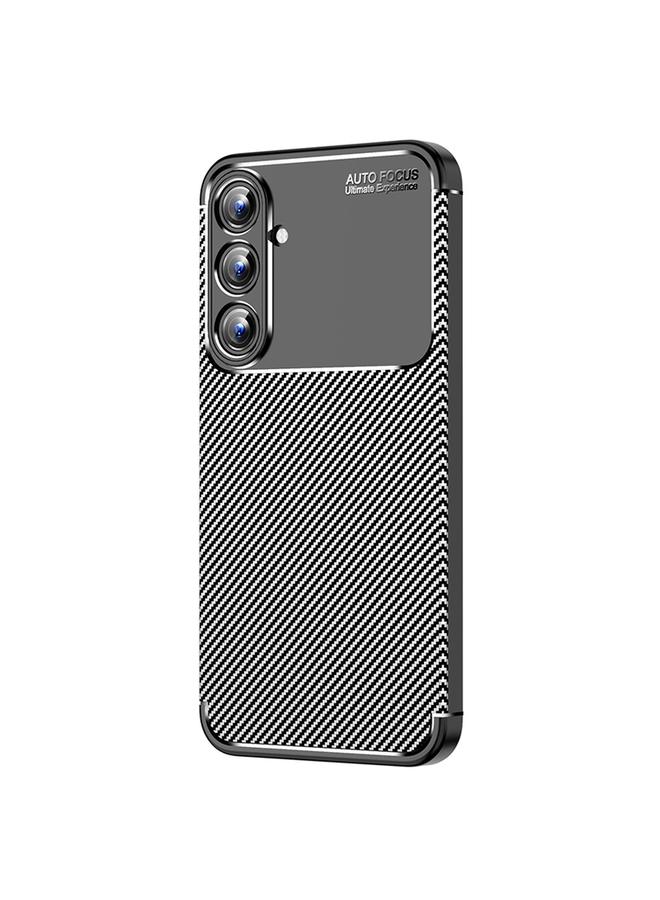 اس-توب جراب لهاتف Samsung Galaxy A55 مصنوع من ألياف الكربون ومقاوم للصدمات مصنوع من مادة TPU - Image 2