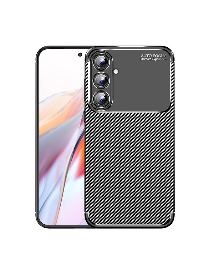 اس-توب جراب لهاتف Samsung Galaxy A55 مصنوع من ألياف الكربون ومقاوم للصدمات مصنوع من مادة TPU - Image 1