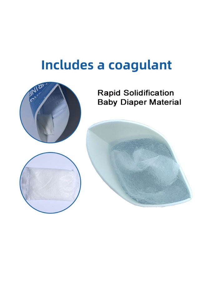 Disposable Urine Bags , 800CC Emergency Pee Bags for Travel, Car, Camping, Hiking, Portable Urinal Bags for Men Women Kids, Leak Proof Urine Collection Bags with Wet Wipes and Gloves（36 Pack） - Image 5