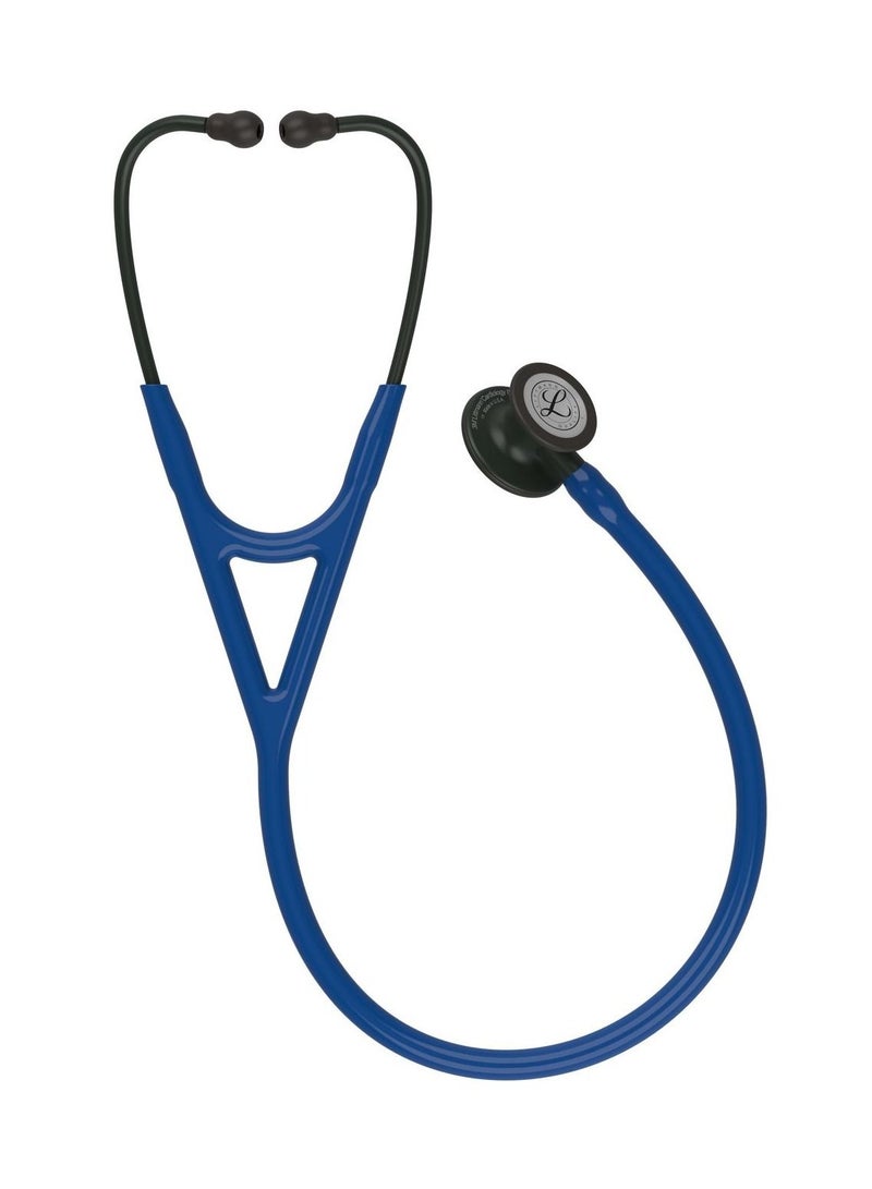 3M Littmann Stethoscope, Cardiology IV 27 inch Navy Blue Tube Black Chestpiece 6168 - Image 3
