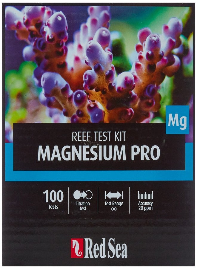 Red Sea Fish Pharm ARE21415 Saltwater Magnesium Pro Test Kit for Aquarium, 100 Tests - Image 2