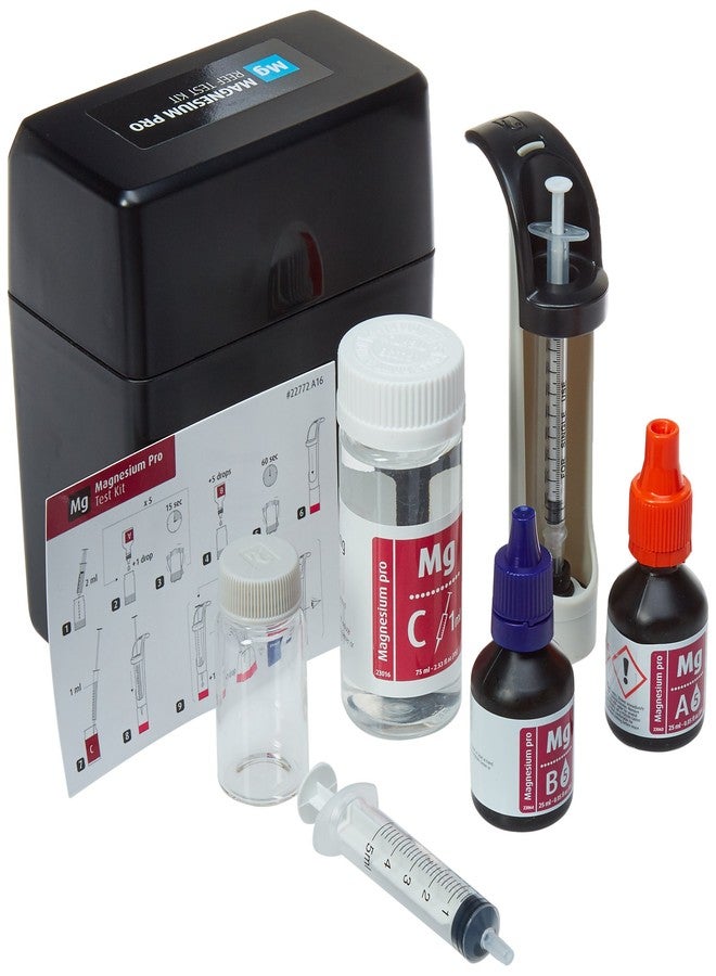 Red Sea Fish Pharm ARE21415 Saltwater Magnesium Pro Test Kit for Aquarium, 100 Tests - Image 1
