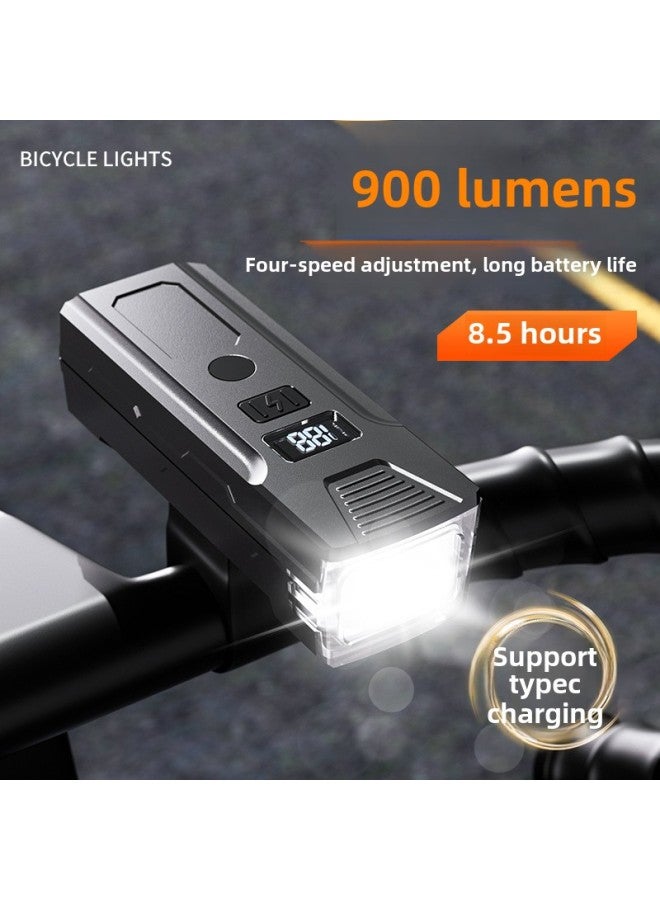 إسكدنيا Bicycle Lights Outdoor Night Riding Flashlight Riding Strong Light Lighting Equipment Long Endurance Mountain Bike Front Lights-Color:Cd-q09 Basic Light-sensitive Car Light 【no Remote Control And No - Image 2