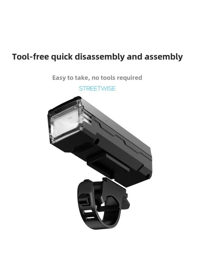 إسكدنيا Bicycle Lights Outdoor Night Riding Flashlight Riding Strong Light Lighting Equipment Long Endurance Mountain Bike Front Lights-Color:Cd-q09 Basic Light-sensitive Car Light 【no Remote Control And No - Image 5