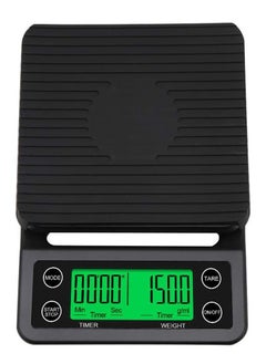 INVEIN Digital Coffee Scale with Timer and LCD Screen - Precision Electronic Scale for Accurate Coffee Brewing and Pour Over - Weight Range up to 3 Kilograms  - Image 1