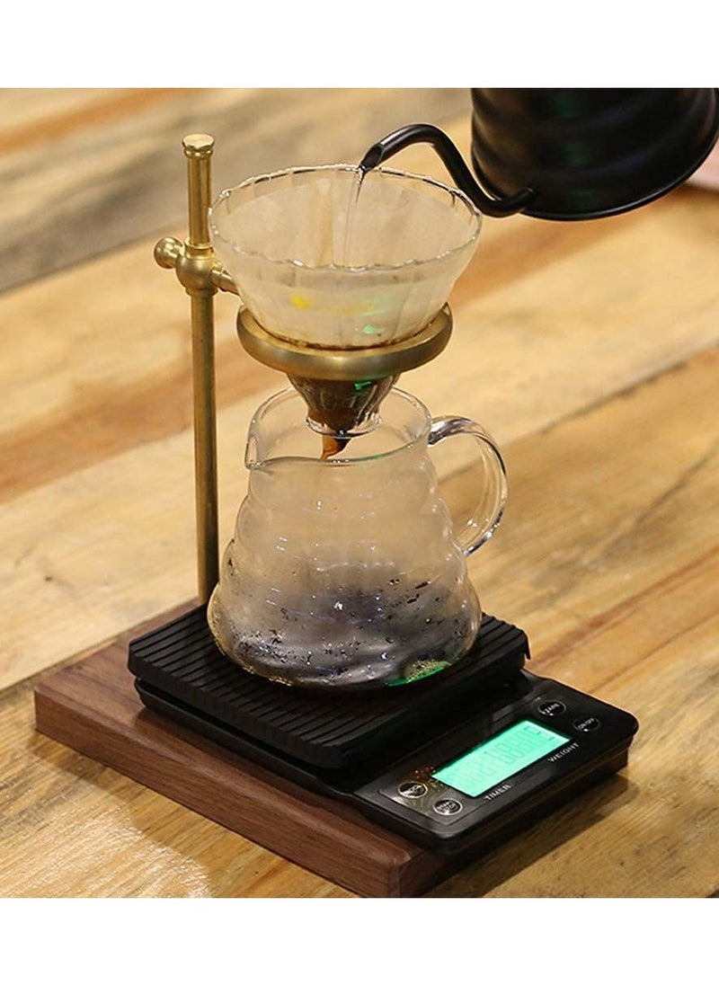 INVEIN - Digital Coffee Scale with Timer and LCD Screen - Precision Electronic Scale for Accurate Coffee Brewing and Pour Over - Weight Range up to 3 Kilograms - Image 1