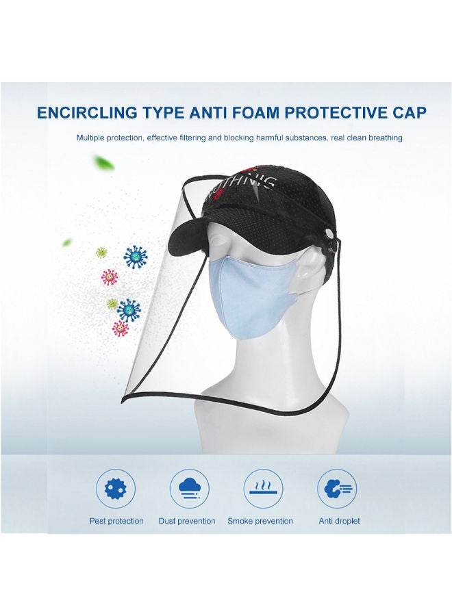 NIBEMINENT Anti-Spitting Protective Face Mask With Cap - Image 2