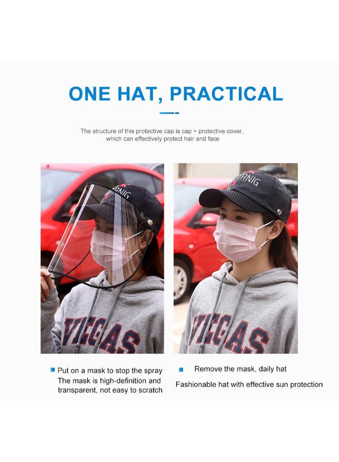 NIBEMINENT Anti-Spitting Protective Face Mask With Cap - Image 3