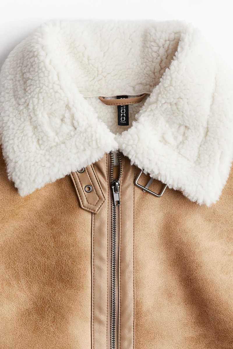 H&M Teddy-lined gilet