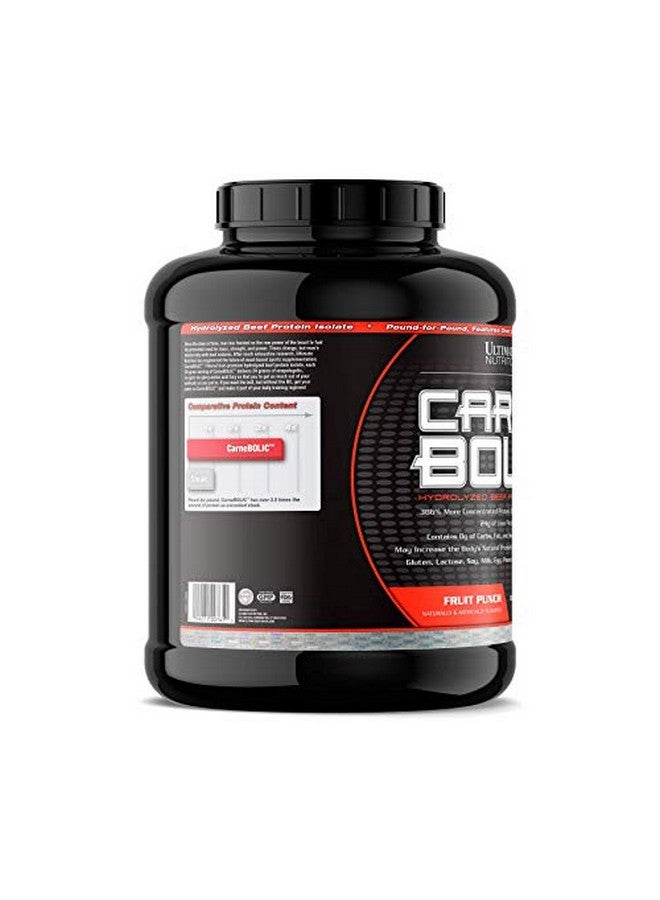 ULTIMATE NUTRITION Carne Bolic Beef Protein Powder, Lactose Free Protein Shakes, Paleo And Keto Friendly With No Sugar Or Carb, Low Calorie Isolate Powder, Hydrolized Protein, 60 Servings, Fruit Punch - Image 3