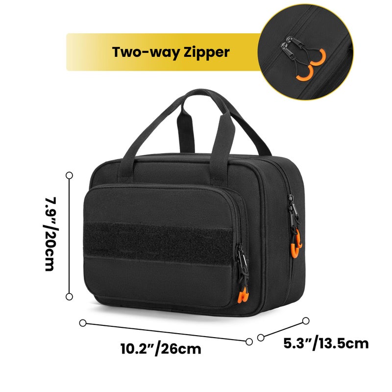 Rexmica Carrying Bag Compatible with Fluke Digital Multimeter/325 Clamp Multimeter, Electric Tester Tool Storage Bag with Multiple Pockets for Electrician (Bag Only) - Image 5