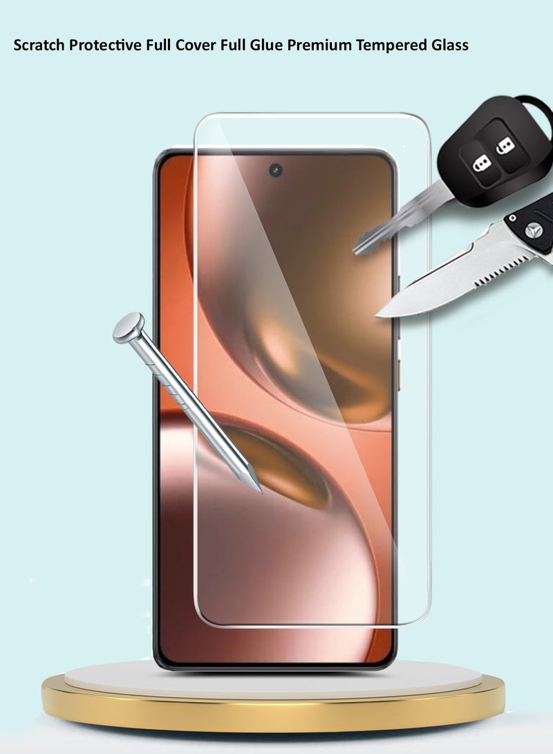 جيماكس واقي شاشة من الزجاج المقسّى Realme GT 7 5G / Realme GT 7T 5G 2025 سلسلة GMAX المميزة بحواف منحنية 9H 2.5D - شفاف - Image 4