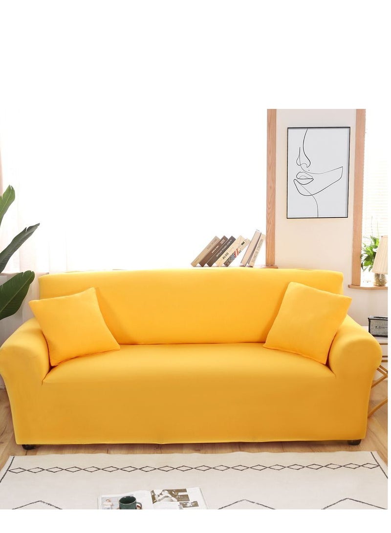 شاربدو غطاء أريكة بلون خالص - Image 3