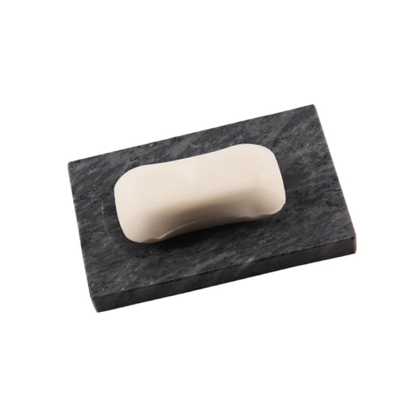 Marble Soap Dish Holder with Drain for Shower and Sink - Image 2