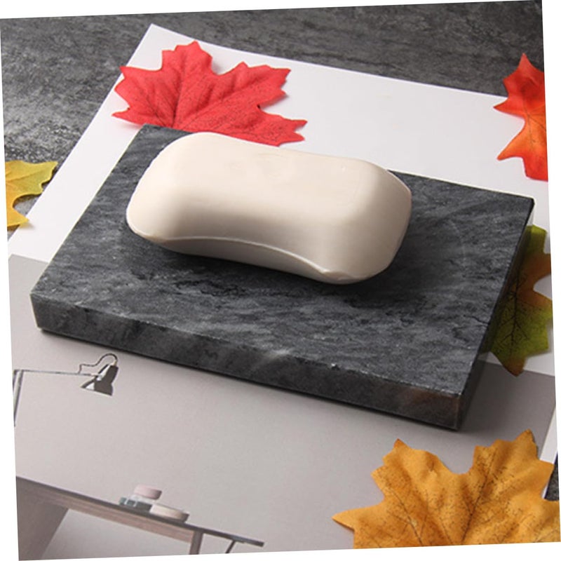Marble Soap Dish Holder with Drain for Shower and Sink - Image 3
