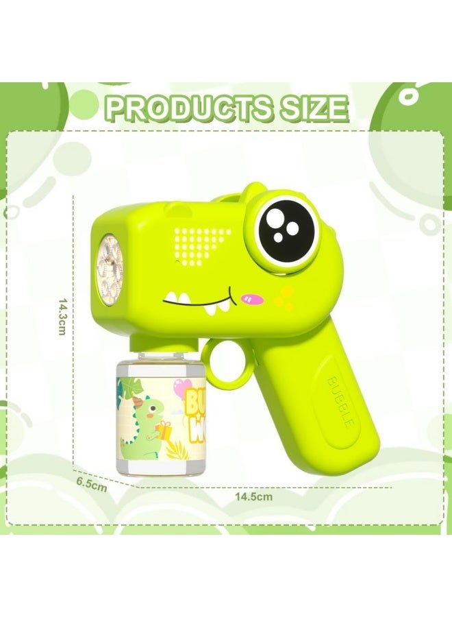 Bubble Gun, Automatic Bubble Machine with Bubble Solutions, Bubble Maker Outdoor Garden Party Games Toys for Boys Girls - Image 2