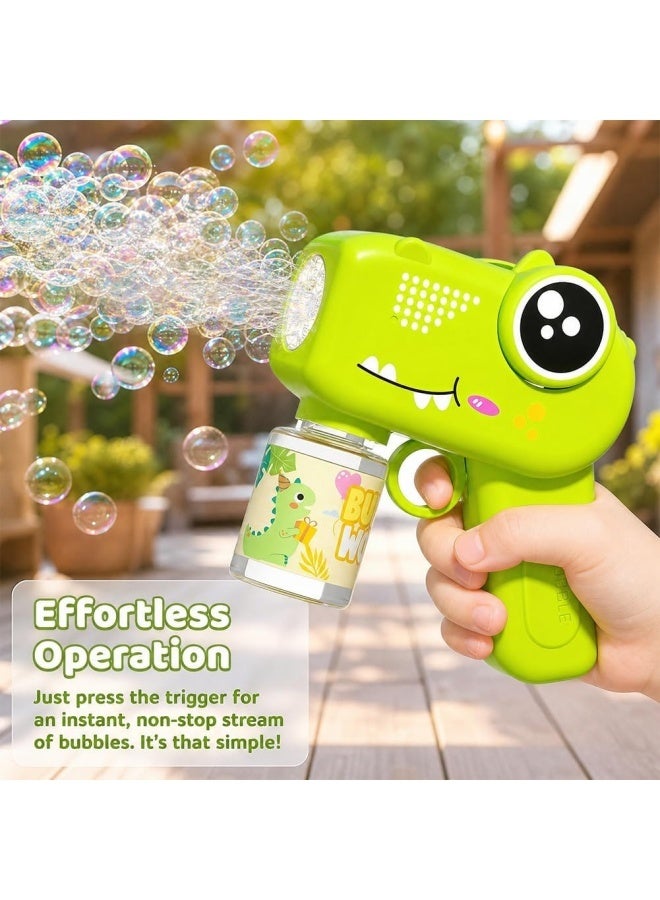 Bubble Gun, Automatic Bubble Machine with Bubble Solutions, Bubble Maker Outdoor Garden Party Games Toys for Boys Girls - Image 5